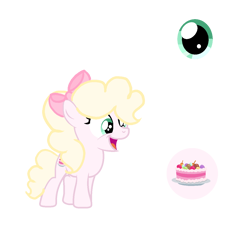 Size: 1263x1240 | Tagged: safe, artist:lps604, oc, oc:candy cake, earth pony, female, filly, foal, imported from derpibooru, oc only, offspring, parent:cheese sandwich, parent:pinkie pie, parents:cheesepie, pony, simple background, solo, transparent background