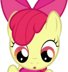 Size: 871x917 | Tagged: safe, editor:mrtoonlover83, apple bloom, apple bloom's bow, background removed, bow, edit, edited screencap, female, filly, foal, g4, hair bow, imported from derpibooru, not a vector, screencap, simple background, solo, transparent background