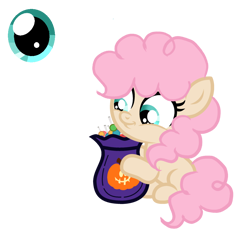 Size: 945x950 | Tagged: safe, artist:lps604, oc, oc:caramel pie, earth pony, earth pony oc, female, filly, foal, imported from derpibooru, oc only, offspring, parent:cheese sandwich, parent:pinkie pie, parents:cheesepie, pony, simple background, solo, transparent background