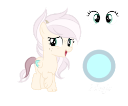 Size: 1280x1064 | Tagged: safe, artist:lps604, oc, oc:lily glow, female, filly, foal, hybrid, imported from derpibooru, interspecies offspring, oc only, offspring, parent:discord, parent:fluttershy, parents:discoshy, pegasus, pony, simple background, solo, transparent background