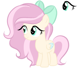 Size: 1062x966 | Tagged: safe, artist:lps604, oc, oc:angela shy, female, filly, foal, hybrid, imported from derpibooru, interspecies offspring, oc only, offspring, parent:discord, parent:fluttershy, parents:discoshy, pegasus, pegasus oc, pony, simple background, solo, transparent background