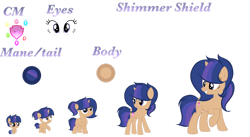 Size: 1280x700 | Tagged: safe, artist:elementbases, artist:fluttersbases, artist:lanternomega, artist:lps604, artist:pegasski, artist:sunriseauburn, oc, oc:shimmer shield, baby, baby pony, base used, female, filly, foal, horn, imported from derpibooru, mare, oc only, offspring, parent:flash sentry, parent:twilight sparkle, parents:flashlight, pony, simple background, teenager, transparent background, unicorn