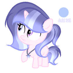 Size: 676x676 | Tagged: safe, artist:lps604, oc, oc:azure moon, female, filly, foal, horn, imported from derpibooru, oc only, offspring, parent:flash sentry, parent:twilight sparkle, parents:flashlight, pony, simple background, solo, transparent background, unicorn