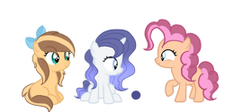 Size: 750x375 | Tagged: safe, artist:lps604, oc, earth pony, female, filly, foal, horn, imported from derpibooru, oc only, offspring, parent:applejack, parent:caramel, parent:cheese sandwich, parent:fancypants, parent:pinkie pie, parent:rarity, parents:carajack, parents:cheesepie, parents:raripants, pony, simple background, transparent background, unicorn