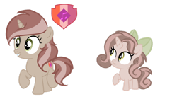Size: 1280x755 | Tagged: safe, artist:lps604, oc, oc:sugar symphony, oc:sweet harmony, female, filly, foal, horn, imported from derpibooru, oc only, offspring, parent:button mash, parent:sweetie belle, parents:sweetiemash, pony, simple background, transparent background, unicorn