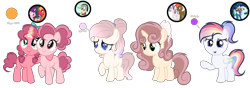 Size: 4096x1444 | Tagged: safe, artist:lps604, button mash, fluttershy, rainbow dash, sweetie belle, oc, big macintosh, discord, draconequus, earth pony, female, filly, foal, g4, horn, hybrid, imported from derpibooru, interspecies offspring, male, mare, offspring, parent:big macintosh, parent:button mash, parent:discord, parent:fluttershy, parent:rainbow dash, parent:soarin', parent:sugar belle, parent:sweetie belle, parents:discoshy, parents:soarindash, parents:sugarmac, parents:sweetiemash, pegasus, pony, simple background, soarin', stallion, sugar belle, text, transparent background, unicorn