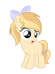 Size: 938x1253 | Tagged: safe, artist:lps604, oc, oc:angel cake, earth pony, female, filly, foal, imported from derpibooru, oc only, offspring, parent:applejack, parent:trenderhoof, parents:trenderjack, pony, simple background, solo, transparent background