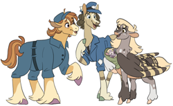 Size: 2958x1814 | Tagged: safe, artist:baylard, baby, baby pony, bulk shipment, derpy hooves, dinky hooves, earth pony, family, female, filly, foal, g4, gay, high res, horn, imported from derpibooru, mailpony, male, mare, open mouth, open smile, parcel post, pegasus, pony, shipping, smiling, stallion, unicorn