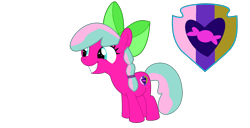 Size: 1560x799 | Tagged: safe, artist:magictimeymare12, cutie mark, earth pony, female, filly, foal, g4, grin, imported from derpibooru, pony, simple background, smiling, solo, toy interpretation, transparent background, twirly treats