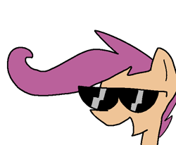 Size: 551x455 | Tagged: safe, artist:liliana-adbul45, oc, oc:scootacool, awesome, cool, epic, female, filly, foal, g4, imported from derpibooru, pegasus, simple background, sunglasses, transparent background