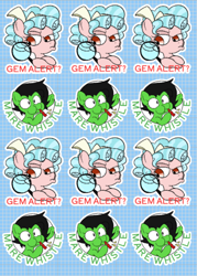 Size: 485x677 | Tagged: safe, artist:this_sl0th, oc, oc:filly anon, cozy glow, drawthread, female, filly, foal, g4, gem alert, imported from derpibooru, mare fair, pony, sticker, whistle, whistling