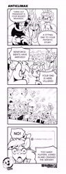 Size: 2695x7016 | Tagged: safe, artist:norisle, applejack, button mash, fluttershy, pinkie pie, queen chrysalis, queen novo, rainbow dash, rarity, tempest shadow, twilight sparkle, comic:video game is magic, alicorn, alicornified, bon bon, brothers, centaur, chancellor neighsay, changedling, changeling, changeling queen, clothes, colt, comic, cozy glow, cozycorn, dragon, earth pony, female, filly, flam, flim, flim flam brothers, foal, g4, griffon, hippogriff, horn, imported from derpibooru, legion of doom, lineart, lord tirek, lyra heartstrings, male, mane six, mare, moondancer, night light, pegasus, pharynx, pony, prince rutherford, princess ember, race swap, rain shine, server crash, shocked, siblings, stallion, sunset shimmer, sweetie drops, taur, thorax, trixie, twilight velvet, unicorn, uniform, wonderbolts, wonderbolts uniform, yak