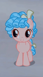 Size: 448x800 | Tagged: safe, animated, cozy glow, cropped, cute, cute face, female, filly, foal, g4, grin, imported from derpibooru, pegasus, pony, screencap, smiling