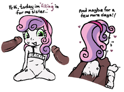 Size: 802x593 | Tagged: explicit, artist:myra, ambiguous penetration, blacked, camisole, commission, dark skin, dialogue, equestria girls, female, heart, human, human on equestria girl action, implied rarity, imported from twibooru, interracial, lolicon, nervous, nudity, partial nudity, penis, plewds, queen of spades, sex, simple background, sweat, tattoo, underage, vulva, white background