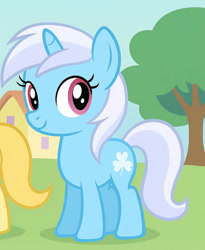 Size: 587x717 | Tagged: safe, ai content, ai generated, banned from derpibooru, bloo, cutie mark, female, filly, imported from twibooru, my little pony, pony, unicorn
