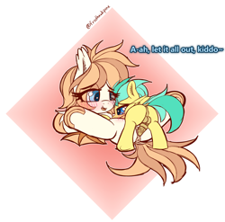 Size: 3688x3642 | Tagged: explicit, artist:frosthawkpone, oc, oc:honey milk, age difference, banned from derpibooru, bat pony, blushing, colt, colt on mare, female, foal, foalcon, g4, genitals, horsecock, imported from twibooru, male, mare, nudity, pegasus, penetration, penis, pickle barrel, pony, sex, straight, straight shota, underage, vaginal
