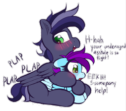 Size: 3706x3258 | Tagged: explicit, grimdark, artist:frosthawkpone, oc, oc:bluing metal, oc:periwinkle, age difference, anal, banned from derpibooru, blushing, female, filly, foal, foalcon, imported from twibooru, male, oc only, onomatopoeia, pegasus, penetration, pony, rape, sex, simple background, stallion, stallion on filly, straight, transparent background, underage