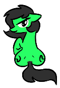 Size: 119x173 | Tagged: safe, artist:purblehoers, oc, oc:filly anon, butt, earth pony, female, filly, foal, imported from derpibooru, looking back, lowres, simple background, solo, transparent background