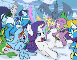 Size: 1280x989 | Tagged: explicit, artist:baginazard, artist:tricksta, fluttershy, rainbow dash, rarity, spike, :o, age difference, ahegao, baby dragon on mare, balls, banned from derpibooru, bedroom eyes, belly, bisexual, creampie, crossover, cum, cumming, derpy hooves, dragon, dragon on pony action, exhibitionism, eyes on the prize, facial, faic, female, foalcon, g1, gay, goggles, grass type pokémon, grin, gritted teeth, group sex, horsecock, imported from twibooru, interspecies, lip bite, male, mare, nudity, on back, open mouth, orgy, panting, pegasus, penetration, penis, pokémon, pokémon black and white, pony, pony on pokémon action, public sex, sex, shipping, smiling, snivy, soarin', soarindash, sparity, spitfire, spread wings, squee, stallion, starter pokémon, straight, surprise, taint, teasing, tip tease, tongue out, underage, undressing, unicorn, unova pokémon, vaginal, vine, vulva, wingboner, wings