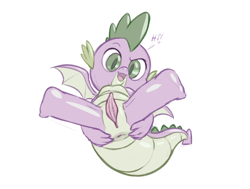 Size: 1114x844 | Tagged: explicit, artist:bullniku, artist:is, artist:servedasis, spike, 2024, anus, cocky, dialogue, dragon, dragon dick, fangs, foalcon, g4, genital slit, genitals, hi, imported from derpibooru, looking at you, looking down, looking down at you, low angle, nudity, open mouth, open smile, penis, presenting, shiny skin, smiling, smiling at you, solo, speech bubble, spread anus, spread legs, spread wings, spreading, tail, talking to viewer, winged spike, wings