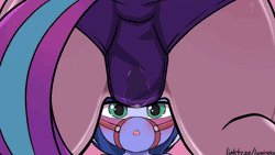Size: 960x540 | Tagged: explicit, artist:lumineko, princess flurry heart, oc, alicorn, animated, anus, blushing, clitoral stimulation, clitoris, clothes, cunnilingus, duo, earth pony, foalcon, g4, genitals, imported from derpibooru, nudity, oral, panties, pony, sex, underwear, vaginal secretions, vulva, vulvar winking