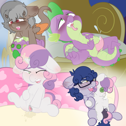 Size: 2500x2500 | Tagged: explicit, artist:ashersketch, spike, sweetie belle, oc, oc:asher streak, oc:ka3, anal, anal creampie, anal orgasm, anus, blushing, clitoris, colt, colt on filly, creampie, cum, cum while penetrated, cumming, dragon, dubious consent, equal opportunity lewd, female, fetish, filly, foal, foalcon, g4, gaping, gaping vagina, genitals, hands free, horn, imported from derpibooru, male, missionary position, nudity, orgasm, orgasm cumshot, penetration, penis, plushie, plushie sex toy, plushophilia, pony, reverse foalcon, sex, sexual proxy voodoo, sexual voodoo, simultaneous orgasm, squirting, straight, unicorn, vaginal, vaginal orgasm, vaginal secretions, voodoo, voodoo doll, vulva, winged spike, wings