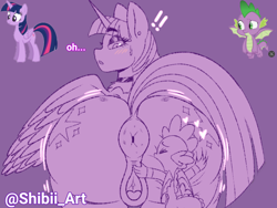 Size: 720x540 | Tagged: explicit, artist:shibii_art, spike, twilight sparkle, age difference, alicorn, anatomically correct, anus, blushing, butt, butthug, choker, dragon, duo, duo male and female, eyeliner, fat, female, foalcon, g4, goth, hug, imported from derpibooru, large butt, looking back, makeup, male, mare, nudity, ponut, pony, pseudoincest, purple coat, purple eyes, purple mane, ship:twispike, shipping, simple background, sketch, straight, sweat, the ass was fat, twibutt, twilard sparkle, vulva, winged spike, wings