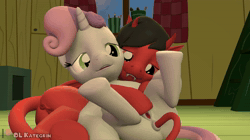 Size: 1920x1080 | Tagged: explicit, artist:olkategrin, sweetie belle, oc, oc:humble heat, 3d, age difference, anal, anal-vaginal orgasm, animated, black mane, box, canon x oc, clitoral stimulation, clitoris, clubhouse, curtains, cute, day, demon, demon pony, devil, devil horns, duo, duo female, enjoying, eyes closed, fangs, female, filly, foal, foalcon, g4, genitals, hoofing partner, hoofjob, horn, horns, imported from derpibooru, indoors, lesbian, long mane, long tail, looking at each other, looking at partner, looking at self, looking at someone, looking back, looking down, lying down, male, membranous wings, nose wrinkle, nudity, on side, orgasm, penetration, pony, pussy rub, red body, rubbing pussy, sex, shipping, smiling, sound, source filmmaker, squirting, stallion, stallion on filly, straight, tail, tail penetration, text, two toned hair, two toned mane, unicorn, unicorn horn, vaginal, vaginal hoofing, vaginal secretions, vulva, vulvar winking, watermark, webm, window, wings, wrinkles