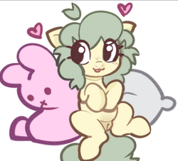 Size: 946x860 | Tagged: explicit, artist:mushy, oc, oc:pea, babycon, female, filly, filly oc, foal, foalcon, genitals, imported from derpibooru, nudity, oc only, pony, simple background, solo, solo female, vulva, white background