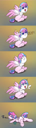 Size: 3508x12264 | Tagged: explicit, artist:cornelia_nelson, princess flurry heart, alicorn, ambiguous gender, anus, baby, baby pony, babycon, comic, drool, eyes closed, female, filly, filly pred, flurrypred, foal, foalcon, g4, genitals, human, human prey, implied death, implied digestion, imported from derpibooru, nudity, onomatopoeia, open mouth, plap, ponies eating humans, ponut, pony, sigh, skull and crossbones, sleeping, soft vore, tongue out, unwilling prey, vore, vulva