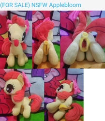 Size: 1068x1228 | Tagged: explicit, artist:furrysale, apple bloom, 2025, advertisement, anatomically correct, anus, apple family member, bedroom eyes, butt, commission, cutie mark crusaders, earth pony, eyelashes, eyeliner, female, filly, foal, foalcon, g4, genitals, goth, gothic, imported from derpibooru, makeup, mascara, nudity, plot, ponut, pony, punk, sex doll, sex toy, sexy, sister, solo, solo female, tongue out, vagina, vulva, ych example, ych result, your character here