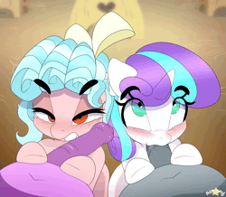 Size: 1500x1316 | Tagged: explicit, artist:macstarva, artist:n0nnny, diamond tiara, princess flurry heart, silver spoon, age difference, alicorn, angry, angry sex, animated, announcing ejaculation, belly, belly button, blowjob, blush sticker, blushing, bully, bullying, classroom, cozy glow, creampie, cum, cum in mouth, deepthroat, diamondglow, earth pony, erection, eye clipping through hair, eyebrows, eyebrows visible through hair, eyes closed, facefuck, female, filly, foal, foalcon, foaldom, forced, frame by frame, futa, futa diamond tiara, futa filly, futa filly on filly, futa on female, futa on filly, futa silver spoon, g4, genitals, grin, horsecock, imported from derpibooru, indoors, intersex, looking up, magic, nudity, onomatopoeia, open mouth, oral, oral creampie, pegasus, penis, pony, sex, ship:flurryspoon, shipping, smiling, sound, sound effects, subtitles, swallowing, swallowing cum, teeth, telekinesis, throbbing, voice acting, vulgar, webm