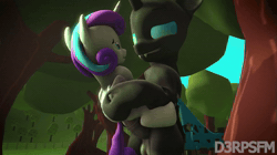 Size: 1920x1080 | Tagged: explicit, artist:d3rpsfm, princess flurry heart, 2025, 3d, animated, announcing ejaculation, balls, changeling, changeling on filly action, creampie, cum, cumming, dialogue, english, exhibitionism, female, filly, foal, foalcon, g4, genitals, holding a pony, imported from derpibooru, impregnation, looking at each other, looking at someone, no sound, nose to nose, nudity, older, older flurry heart, outdoor sex, outdoors, penetration, penis, pony, public sex, sex, source filmmaker, standing sex, subtitles, suspended congress, tree, vaginal, webm, young