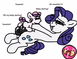 Size: 2949x2278 | Tagged: explicit, artist:paciblabber, rarity, sweetie belle, 1000 hours in ms paint, baby, baby pony, babycon, belle sisters, female, filly, foal, foalcon, futa, futa on female, futa on filly, futa rarity, g4, genitals, imported from derpibooru, incest, intersex, nudity, penetration, penis, pony, raricest, sex, ship:raribelle, shipping, siblings, sisters, vaginal