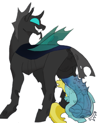 Size: 675x789 | Tagged: explicit, grimdark, artist:llkki, oc, oc:lynn, abdominal bulge, abuse, barbed penis, big penis, changeling, changeling male on filly action, changeling oc, changeling on filly action, changeling on pony action, edit, female, filly, foal, foal abuse, foalcon, forced, forced sex, genitals, hyper, hyper penis, imported from derpibooru, impossibly large penis, internal, interspecies, looking back, looking over shoulder, male, male focus, nudity, oc only, oral, oral penetration, pain, penetration, penis, pony, rape, sex, simple background, solo focus, spiked penis, straight, transparent background, x-ray, x-ray edit