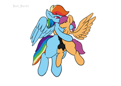Size: 1754x1240 | Tagged: explicit, artist:bun_burst, rainbow dash, scootaloo, age difference, colt, colt on colt, colt on stallion, duo, foal, foalcon, g4, gay, genitals, horsecock, hug, imported from derpibooru, male, nudity, penis, pony, rainbow blitz, rule 63, scooteroll, ship:scootadash, ship:scooterblitz, shipping, simple background, stallion, stallion on colt, white background
