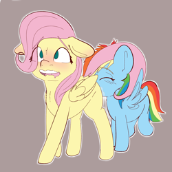 Size: 2500x2500 | Tagged: explicit, artist:ashersketch, fluttershy, rainbow dash, blank flank, cunnilingus, duo, duo female, faceful of ass, female, filly, filly on filly, filly rainbow dash, foal, foalcon, g4, imported from derpibooru, lesbian, oral, pegasus, pony, sex, ship:flutterdash, shipping, simple background, wings, younger