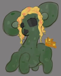 Size: 374x461 | Tagged: questionable, artist:doggyurinal, blonde, creeper, crotchboobs, female, filly, foal, foalcon, gray background, imported from derpibooru, minecraft, nipples, nudity, pony, simple background, solo, solo female, teats