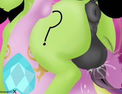 Size: 3300x2550 | Tagged: explicit, artist:yayap117, oc, oc:filly anon, anus, balls, black mane, canon x oc, cum, cumming, dock, female, foalcon, futa, futa filly, futa filly anon, futa filly on mare, futa oc, g4, genitals, green body, hands free, holiday, horsecock, imported from derpibooru, infidelity, intersex, nudity, orgasm, penetration, penis, pink body, pony, pony on pony action, princess cadance, princess cheatdance, sex, shipping, simple background, simultaneous orgasm, tail, vaginal, vaginal orgasm, valentine's day, valentine's day 2025