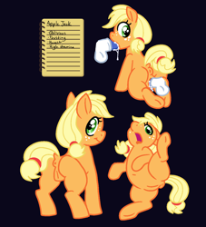 Size: 1098x1211 | Tagged: explicit, artist:vodkamewtwoni, applejack, series:foal files, anus, applebutt, blowjob, butt, creampie, cum, cum in mouth, dark background, derpibooru exclusive, disembodied penis, dock, earth pony, female, filly, foal, foalcon, g4, genitals, group sex, imported from derpibooru, lined paper, looking at you, looking back, looking back at you, male, notepad, nudity, oral, oral creampie, penetration, penis, plot, pony, rear view, sex, simple background, smiling, smiling at you, spitroast, straight, tail, thighs, threesome, vaginal, vaginal creampie, vulva, writing, younger