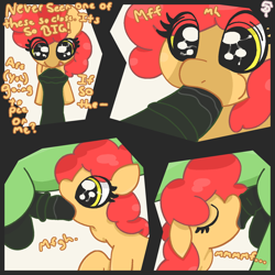 Size: 1500x1500 | Tagged: explicit, oc, oc:anon stallion, oc:bit mango, comic:bits for caps, (you), age difference, anonymous artist, blowjob, comic, earth pony, female, filly, filly on stallion, foal, foalcon, genitals, imported from derpibooru, male, nudity, oc only, oral, penis, pony, pony oc, pony on pony action, sex, source needed, stallion, stallion on filly, straight, text