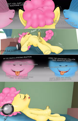 Size: 1989x3072 | Tagged: explicit, artist:anonymousandrei, comic:life of li'l cheese, aloe, asmr, balls, bed, bedroom, blushing, colt, comic, derpibooru exclusive, descriptive noise, ear play, earth pony, erection, faceless female, female, foal, foalcon, g4, genitals, imagining, imported from derpibooru, indoors, li'l cheese, lotus blossom, male, mare, masturbation, nudity, offscreen character, penis, pony, shivering, solo, solo male, tongue out, trembling