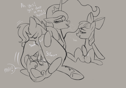 Size: 3412x2400 | Tagged: explicit, artist:spicysugary, apple bloom, princess luna, scootaloo, sweetie belle, age difference, ahegao, alicorn, analingus, analingus on female, anus, apple bloom's bow, ass worship, bedroom eyes, blush lines, blush scribble, blushing, blushing profusely, bow, breath, breathplay, butt, butt grab, butt touch, crown, cunnilingus, cutie mark crusaders, dialogue, dream, dream sex, drool, drool string, earth pony, excessive vaginal secretions, eyes closed, eyes rolling back, female, female on female analingus, female orgasm, females only, ffff foursome, filly, filly on mare, floppy ears, foal, foalcon, foursome, french kiss, g4, genitals, grayscale, grope, group sex, hair bow, heart, heavy breathing, hoof shoes, hoofing, horn, horny, human vulva, human vulva on pony, imported from derpibooru, jewelry, kiss on the lips, kissing, kissing anus, kissing ponut, lesbian, lip bite, looking back, looking pleasured, lunadom, lying down, mare, mare on filly, masturbation, monochrome, muffled moaning, muffled words, multiple girls, musk, musky butt, musky vulva, narrowed eyes, nudity, olfactophilia, on back, onomatopoeia, open mouth, open smile, oral, orgasm, panting, pegasus, plot, polyamory, ponut, pony, princess shoes, prone, regalia, sex, sex noises, ship:lunabelle, ship:lunabloom, ship:scootaluna, shipping, simple background, sitting, sleeping, slumped, smiling, speech bubble, spread butt, spread legs, spreading, squirting, tiara, tongue out, underhoof, unf, unicorn, vaginal hoofing, vaginal secretions, vaginal secretions dripping, vaginal secretions trail, vulva, wet dream