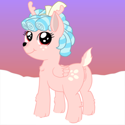 Size: 1500x1500 | Tagged: explicit, artist:lecy98, antlers, anus, butt, cozy glow, cozy glutes, cozy the reindeer, cute, deer, deer pony, deerified, fawn, female, filly, foal, foalcon, g4, imported from derpibooru, looking at you, nudity, original species, pegasus, peryton, ponut, pony, reindeer, reindeerified, snow, solo, solo female, species swap, vulva