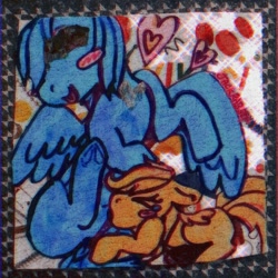 Size: 850x850 | Tagged: explicit, grimdark, artist:jackrabbit, rainbow dash, scootaloo, abstract background, age difference, anus, blushing, cunnilingus, female, female on female rape, filly, foal, foalcon, folded wings, forced, forced oral, frog (hoof), g4, heart, imported from derpibooru, limited palette, mare, nudity, oral, pegasus, pony, rape, sex, sparkles, teary eyes, tongue out, underhoof, vulva, wings