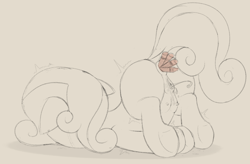 Size: 2260x1487 | Tagged: explicit, artist:dtcx97, sweetie belle, anal insertion, anal orgasm, anus, ass up, butt, crayon, crotchboobs, female, filly, foal, foalcon, g4, hands free, imported from derpibooru, improvised sex toy, insertion, monochrome, nipples, nudity, orgasm, pony, sex toy, sketch, solo, solo female, squirting, teats, trembling, vaginal secretions, vulva