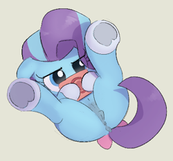 Size: 471x437 | Tagged: explicit, artist:algoatall, anatomically correct, angry, belly, belly button, bow, cellphone, cute, dock, female, filly, foal, foalcon, g5, glory (g5), hooves in air, imported from derpibooru, legs in air, lying down, madorable, nudity, on back, pegasus, phone, pony, smartphone, solo, solo female, tail, tail bow, vulva
