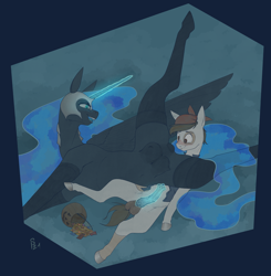 Size: 3007x3072 | Tagged: explicit, artist:stray prey, alicorn, anatomically correct, balls, blushing, candy, clothes, crotchboobs, earth pony, eyes on the prize, female, foalcon, food, g4, helmet, horsecock, imported from derpibooru, magic, magical stimulation, magicjob, male, mare, nightmare moon, nipples, nudity, open mouth, open smile, penis, pipsqueak, pony, ship:pipmoon, shipping, smiling, socks, straight, straight shota, teats, vulva