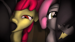 Size: 1920x1080 | Tagged: explicit, artist:d3rpsfm, apple bloom, sweetie belle, 3d, age difference, animated, blowjob, changeling, deepthroat, earth pony, female, filly, foal, foalcon, g4, horn, horsecock, imported from derpibooru, male, multiple blowjob, no sound, nudity, oral, penis, pony, sex, ship:sweetielane, shipping, source filmmaker, stallion, stallion on filly, straight, thunderlane, unicorn, webm