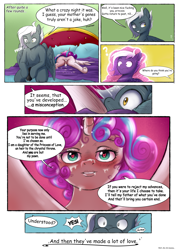 Size: 2480x3508 | Tagged: explicit, artist:silent_zer0, princess flurry heart, oc, oc:tempest streamrider, after anal, after anal orgasm, after vaginal, after vaginal orgasm, aftersex, age difference, alicorn, anal, anal creampie, bed, bedroom eyes, blushing, comic, covered in cum, creampie, cum, cum on bed sheets, dialogue, dominant, facial, female, femdom, filly, filly on stallion, flaccid, foal, foalcon, foaldom, g4, heart, heart eyes, horsecock, imminent rape, imminent sex, implied shining armor, imported from derpibooru, lying down, male, multiple orgasms, nudity, on bed, orgasm, pegasus, penetration, penis, pillow, pony, prone, reverse foalcon, sex, simultaneous orgasm, spread legs, spread wings, spreading, stallion, stallion on filly, straight, vaginal creampie, vulva, wingding eyes, wings